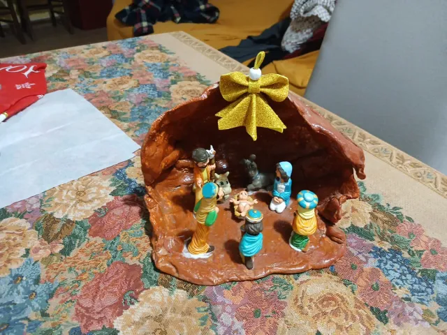 Capanna Presepe con statuine