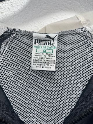 Giacca a vento vintage Puma anni '80 ('80) con zip 1/4
