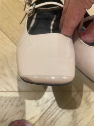 Zapatos Mary Jane Beige