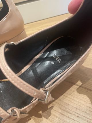 Zapatos Mary Jane Beige