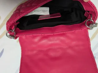 Bolso Zara rosa fucsia acolchado