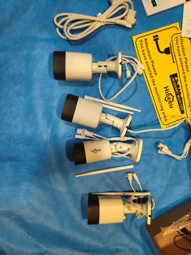 Kit Cámaras Vigilancia WiFi Hiseeu con Monitor