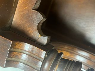 Orologio a pendolo da parete vintage in legno