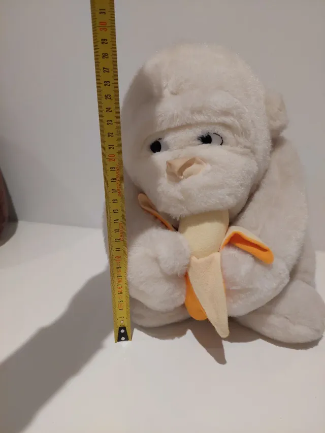 2 Peluches Gorila con Plátano