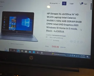 Portátil HP Stream 14 4GB RAM Windows