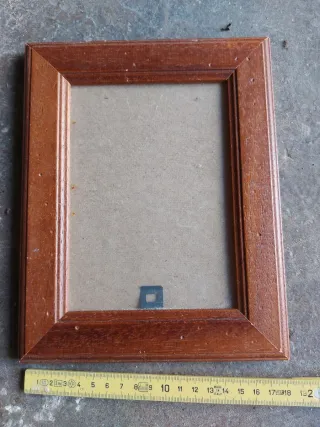 Quadretto in legno marrone