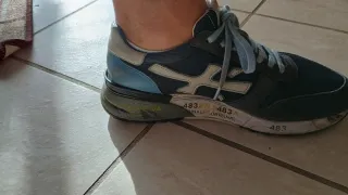 Scarpe Premiata uomo blu/grigie