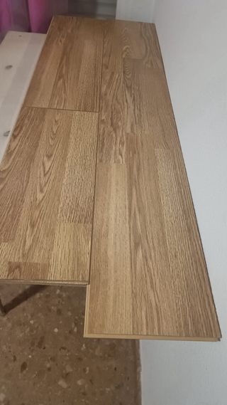 Tarima flotante de madera