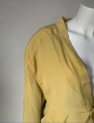 Chaqueta bomber amarilla reversible