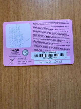 Orologio Hello Kitty Blu e Oro