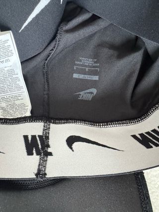 Collant neri da donna Nike