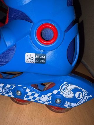 Patines+Protecciones+Bolsa talla 32-34