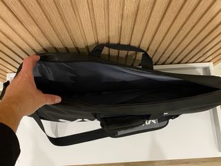 Raquetero de tenis WYAT negro y turquesa