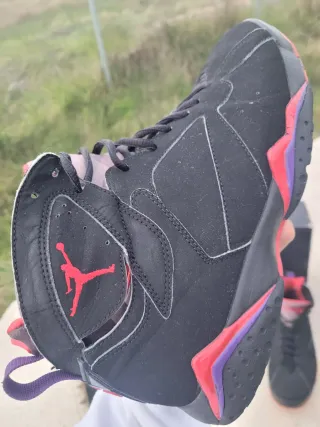 Scarpe Jordan Air 7 Retro Nere Rosse
