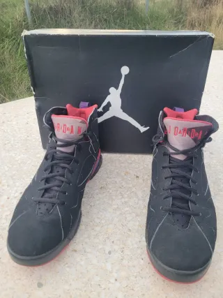 Scarpe Jordan Air 7 Retro Nere Rosse