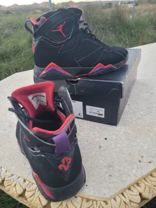 Scarpe Jordan Air 7 Retro Nere Rosse