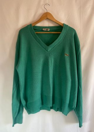 Maglione vintage verde Lacoste Pico