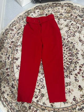 Blazer Zara Rojo Mujer