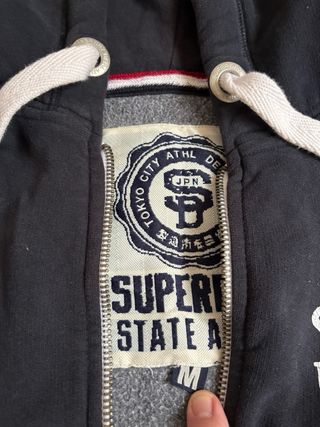 Sudadera Superdry Azul Talla M