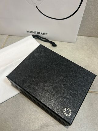 Montblanc Tarjetero 6CC Cuero Negro