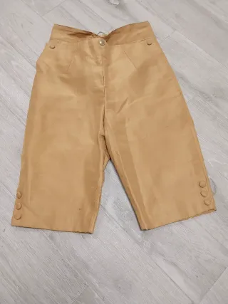 Calçó seda antigua amarillo suave