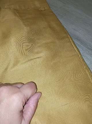 Calçó seda antigua amarillo suave