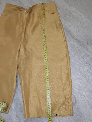 Calçó seda antigua amarillo suave