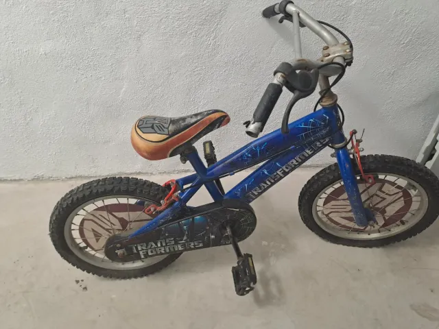 Bicicleta infantil Transformers