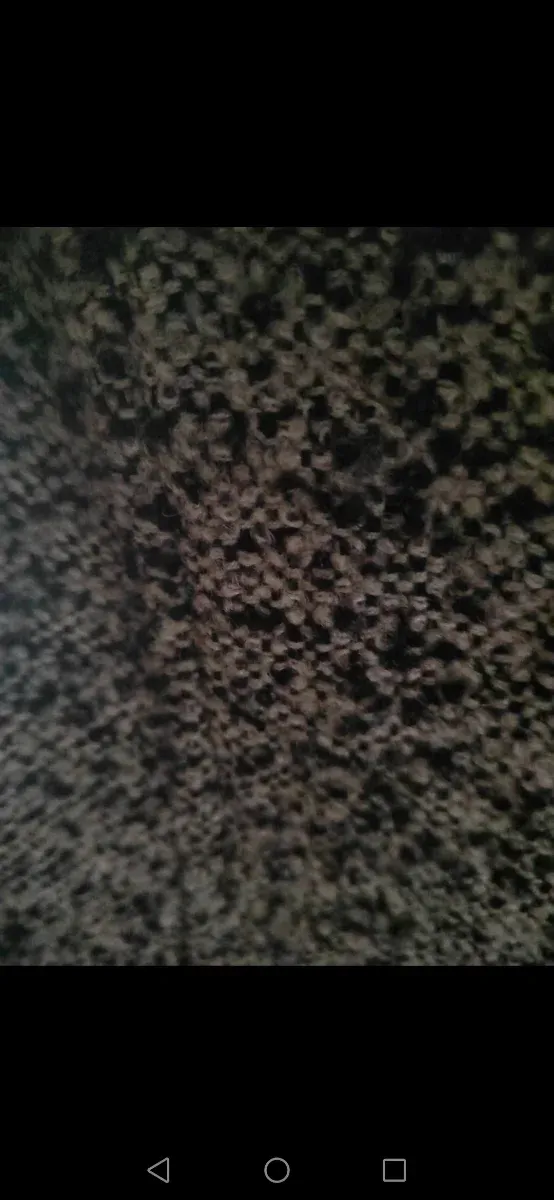 Abrigo mujer gris y negro