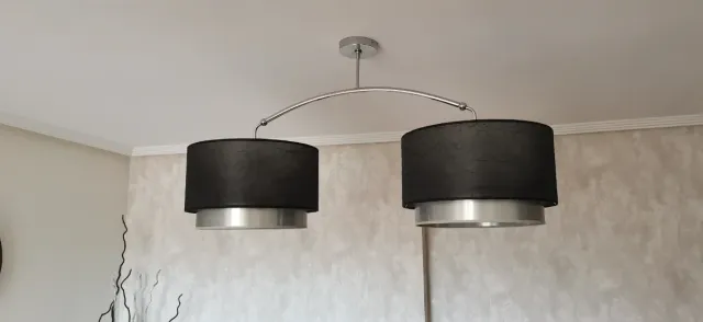 Pantallas de lámpara salón.