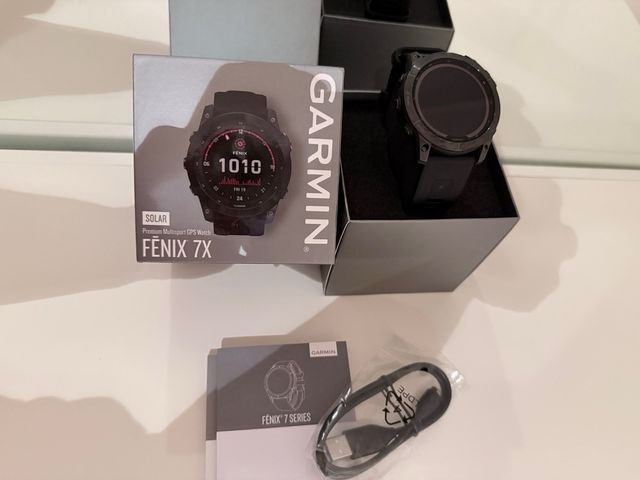 Reloj Garmin Fenix 7X Solar Negro.Premium