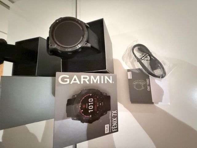 Reloj Garmin Fenix 7X Solar Negro.Premium