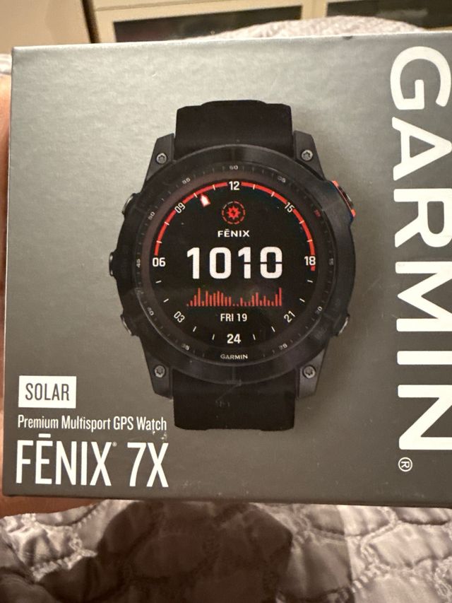 Reloj Garmin Fenix 7X Solar Negro.Premium
