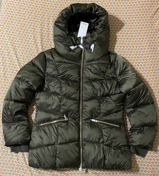 Giacca Imbottita con Cappuccio e Doppia Zip