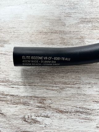 Manillar Carretera Elite Isozone VR-CF 40cm