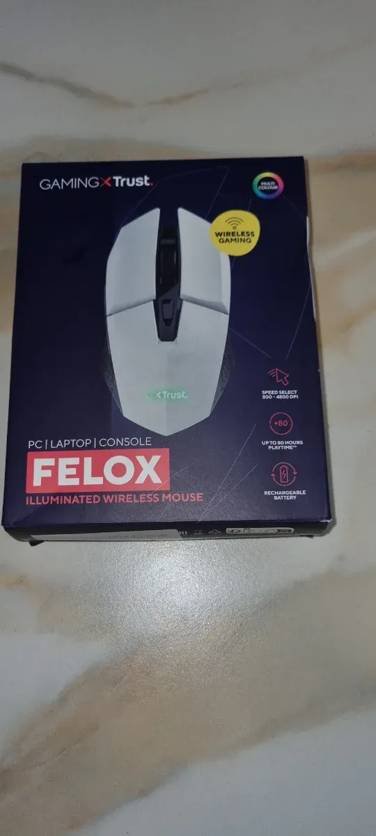 Ratón Inalámbrico Trust FELOX RGB