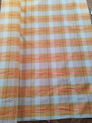 Tessuto rigato giallo H 280 cm