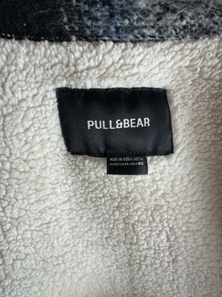 Chaqueta cuadros Pull&Bear hombre