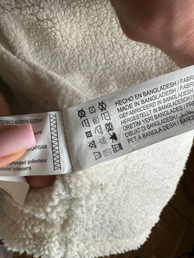 Chaqueta cuadros Pull&Bear hombre