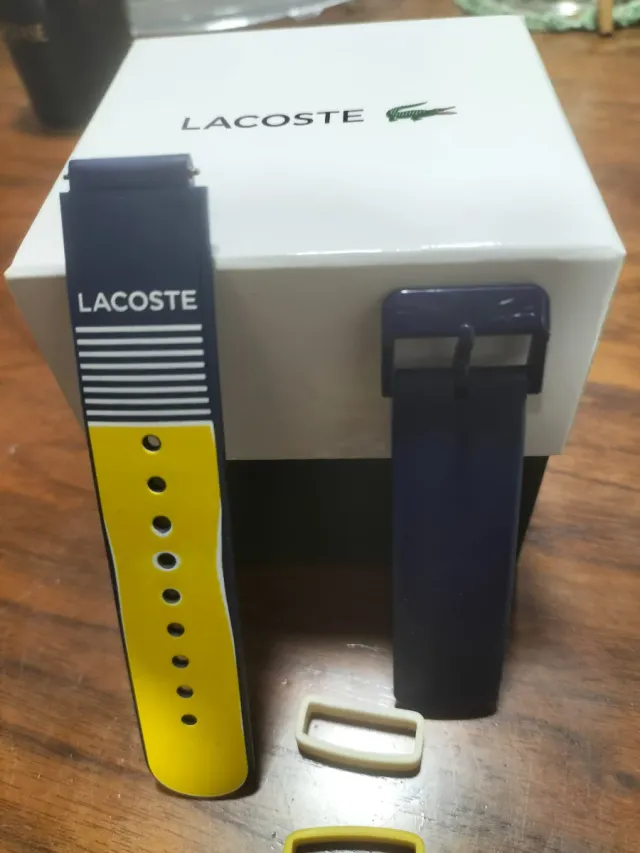 Correa de silicona de reloj Lacoste