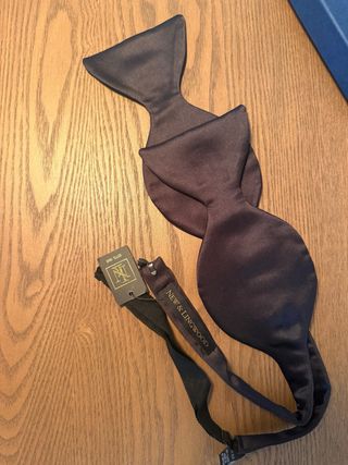 Pajarita Seda Negra New & Lingwood