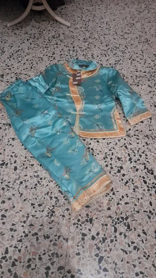 Traje Tradicional Chino Seda Niños