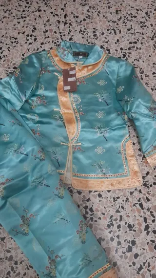 Traje Tradicional Chino Seda Niños