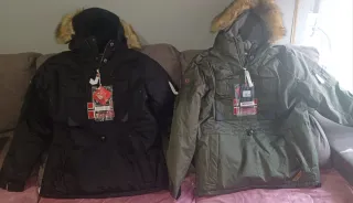 Cazadora Geographical Norway Negra Nueva