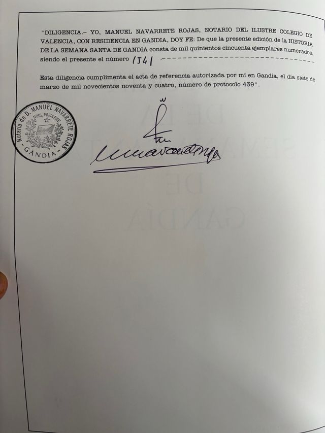 historia de la semana santa de Gandia