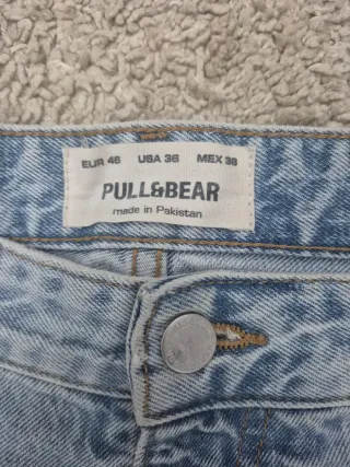 Vaqueros flared azules