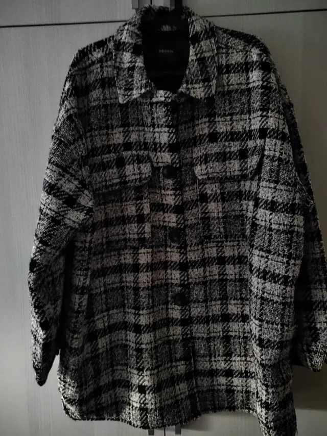 Chaqueta cuadros Pull&Bear Talla XL