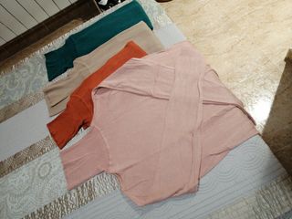 4 Jerseys cuello vuelto Lefties Mujer