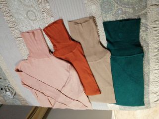 4 Jerseys cuello vuelto Lefties Mujer