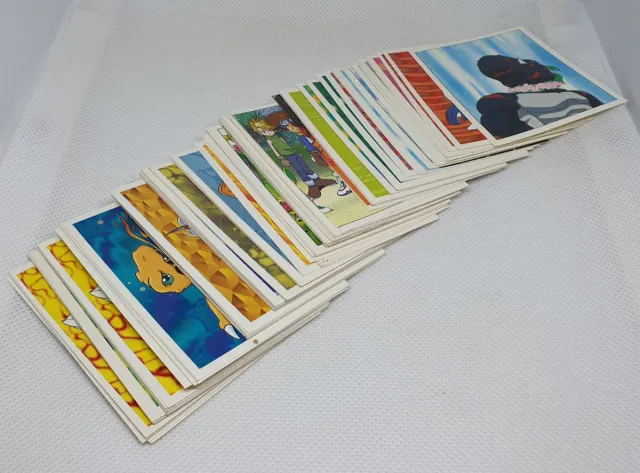 LOTE DE 113 CROMOS DIGIMON PANINI 2000 STICKERS